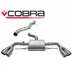 AU33 Cobra Sport Audi TTS (Mk2) Quattro 2008> Cat Back System (Non-Resonated), Cobra Sport, AU33